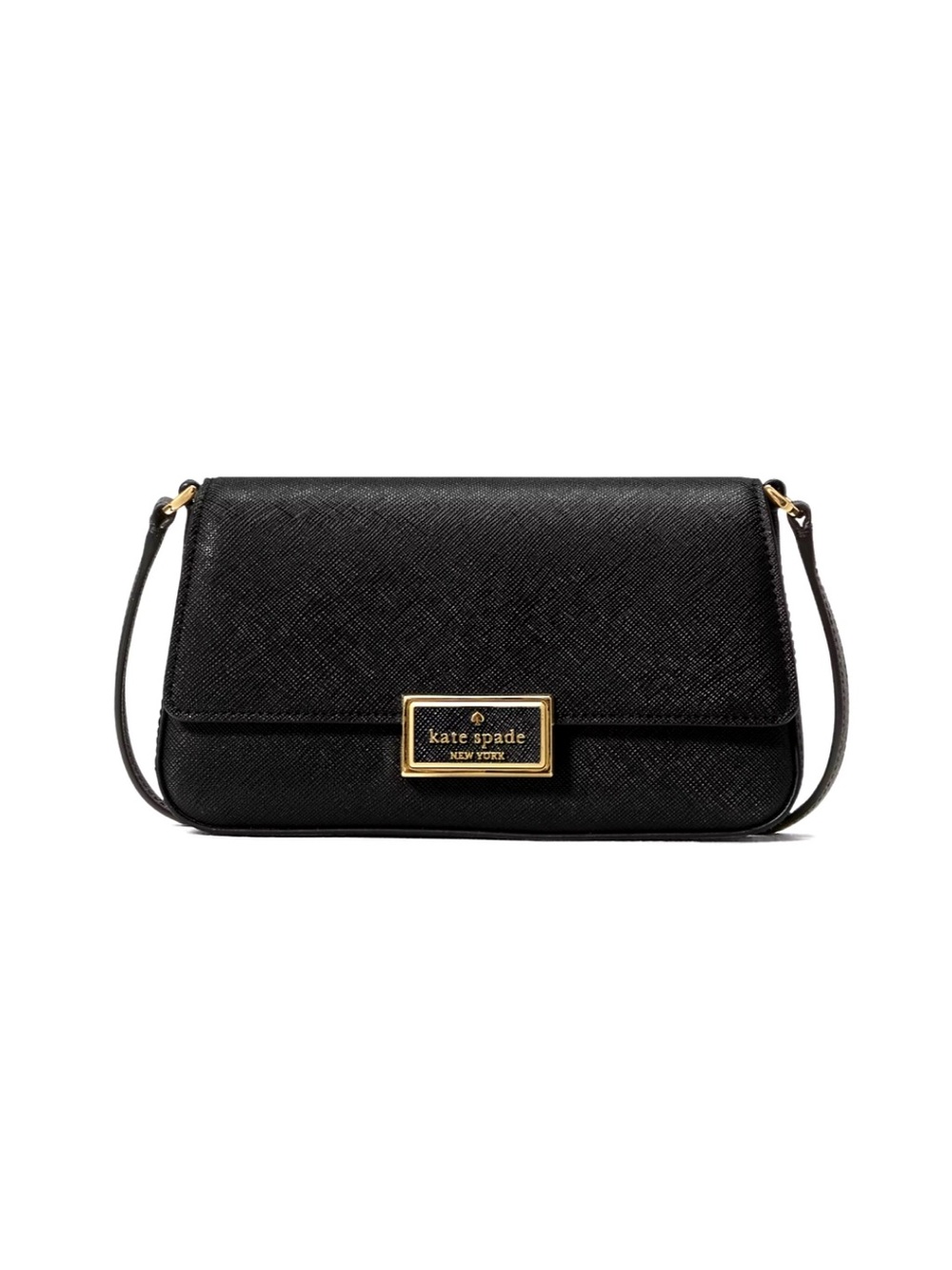 New Kate Spade New York Reegan Mini Flap Crossbody Black